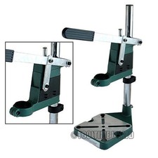 PLUNGE POWER DRILL PRESS STAND BENCH PILLAR PEDESTAL CLAMP + DEPTH GAUGE