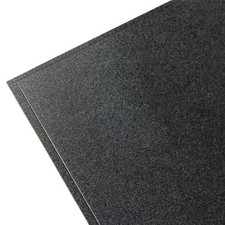 ABS BK 1 4/1212 ABS Textured Plastic Sheet 1/4 Inch 12x12 Black Craft DIY