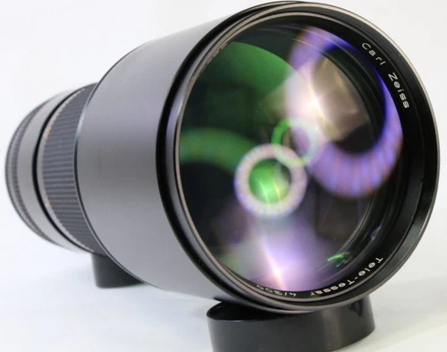 Contax Carl Zeiss Tele-Tessar 300mm F/4 T* MMJ Lens No. 7332267 Excellent