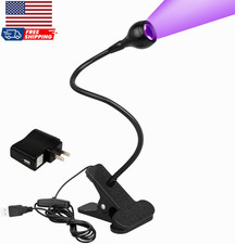 3W 395NM LED Black Light Flexible Gooseneck UV Blacklight for Satin Detection