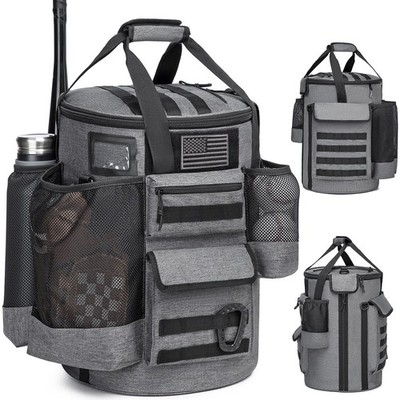 SunForMorning Baseball Bucket Bag Baseball Coaching Accessories Organizer Tac...