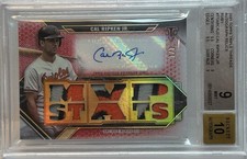 2021 Topps Triple Threads Auto Relics Ruby 1/1 Cal Ripken Jr.TTAR-CRJ2 MVP STATS