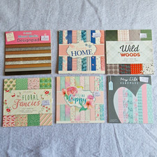 Love to Craft 6" x 6" Papierblock gemischte Blumendesigns 97 Blatt 190 g/m² matt