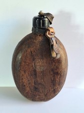 Military WW2 German ?Coconut? Bottle, Feldflasche, 1943, DAK
