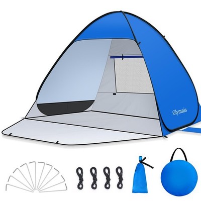 Pop Up Beach Tent Instant Portable Sun Shade Shelter (S) 1-2 Persons UPF 50+ ...