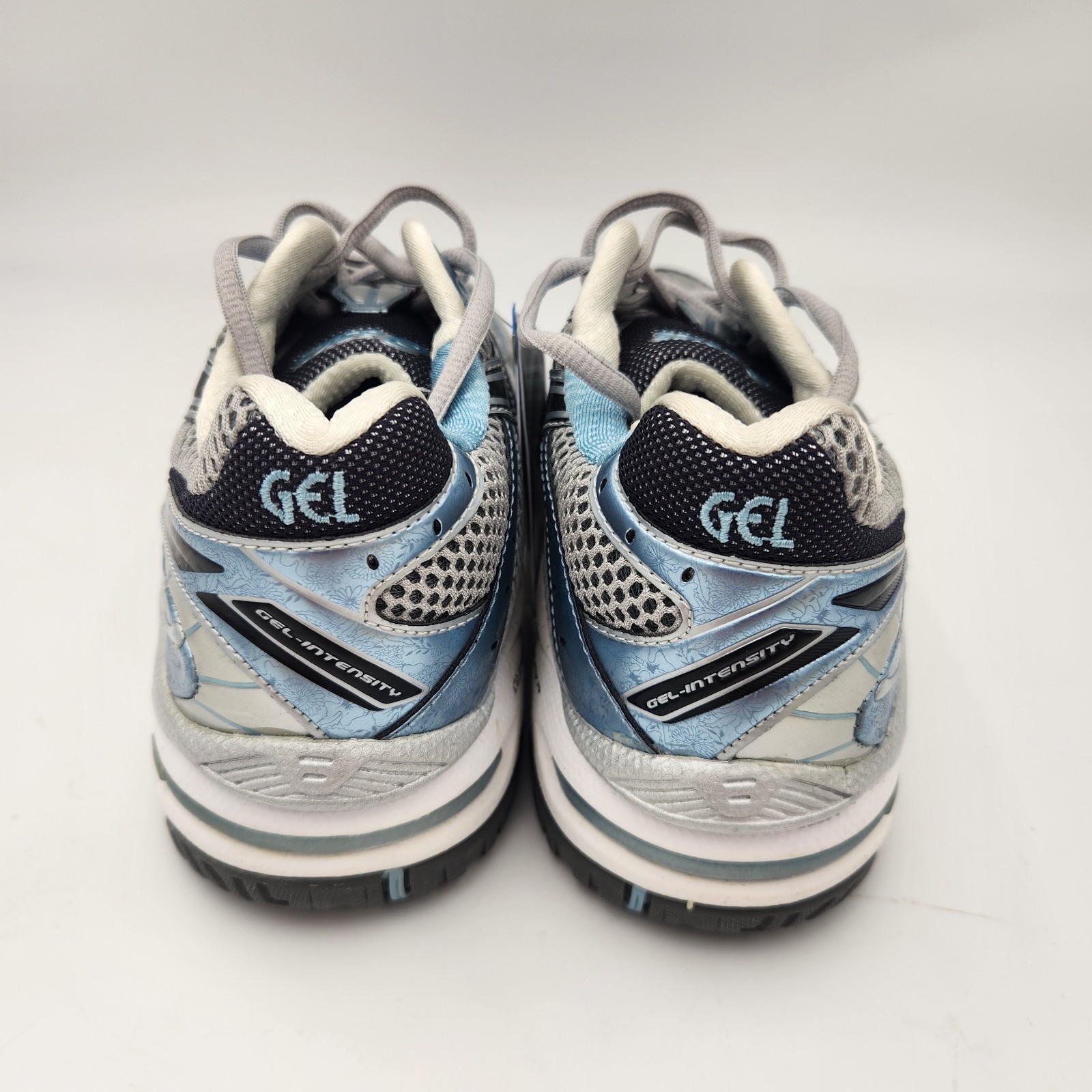 Asics Womens Gel Intensity 10.5 Duomax Metallic Blue Gray New With Tags No Box thumbnail 4