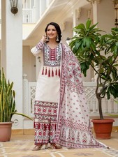 Designer Indian Pakistani top plazzo Bollywood Dress Party Wear Suit wedding