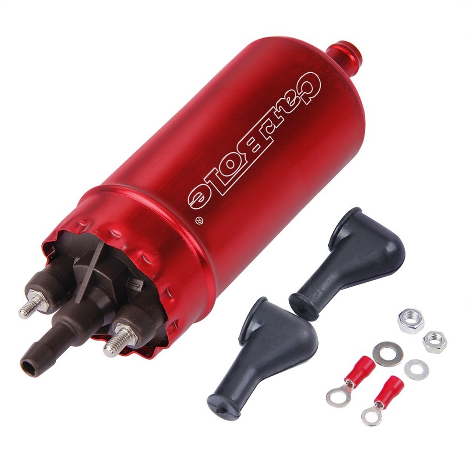 12V External Inline EFI Electric 45-125 psi High Pressure Fuel Pump ...