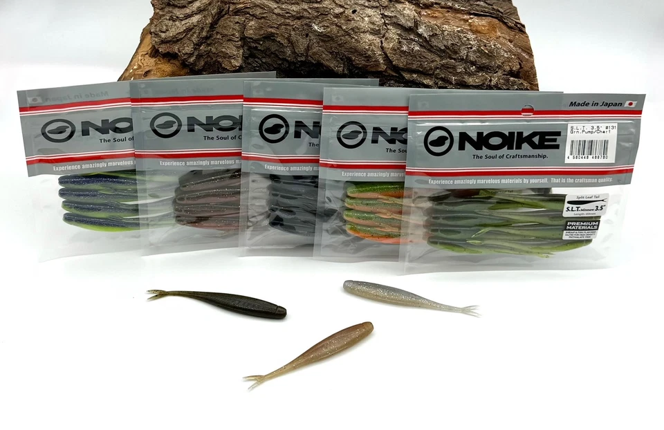 Noike SLT Minnow 3,5" 8,9cm 2,9g 8 Stück V-Tail Gummiköder Low Action Shad DA
