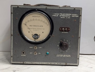 Approved Electronic Instrument Corp Television Field Strength Meter A-460