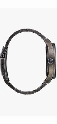 Nirvana Nixon Sentry Wobble Smiley Face Watch All Antique Silver