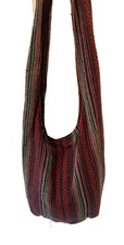 Boho Hippie Crossbody Shoulder Bag – Large Ethnic Festival Hobo for Women