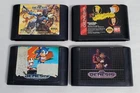 R-910 VINTAGE COLLECTION OF FOUR 16-BIT SEGA GENESIS VIDEO GAMES CARTRIDGES!