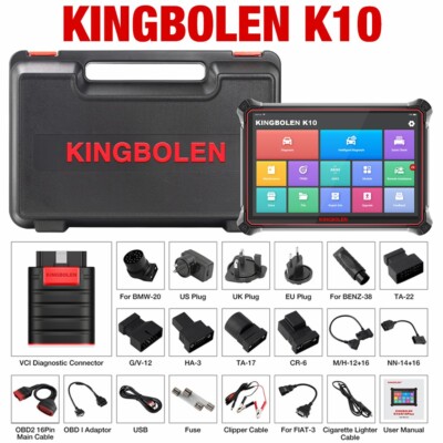 KINGBOLEN K10 Car OBD2 Diagnostic Scanner Key Coding Bidirectional Scan Tool