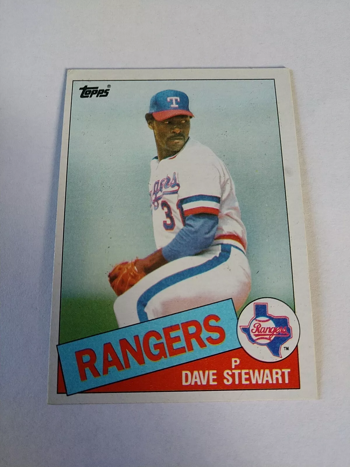 Dave Stewart trading card