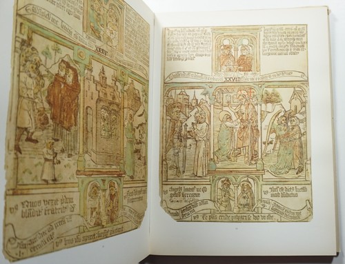 Biblia Pauperum 1967 Soltesz Facsimile of Medieval Blockbook Bible of the Poor - Picture 6 of 8
