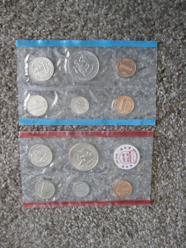 1971 UNITED STATES MINT UNCIRCULATED COIN SET IN ORIGINAL ENVELOPE - Picture 3 of 3