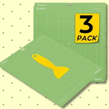 3 Pack Cutting Mats for Cut Explore Air/Air2/Maker - 12x12 inch Standard Grip