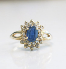 2Ct Oval Cut Lab Created Sapphire Wedding Band Ring 14k Yellow Gold Plated