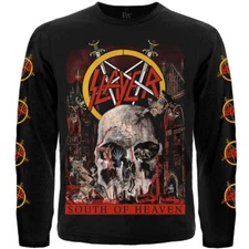 Slayer "South of Heaven"  Long Sleeve Black T-Shirt