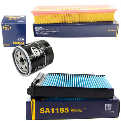 Inspektionspaket Filterset SCT für Dacia Logan Sandero Renault Clio III Twingo