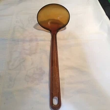 Vintage Ultratemp Amber Ladle Serving Dipper Soup Robinson Knife Company USA