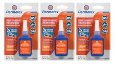 3  Permatex High Strength Removable Orange Threadlocker Hybrid Formula .34 oz