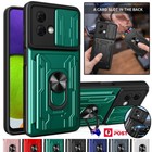 For Motorola G86 G56 G85 G55 G84 G54 Edge 60 50 Rugged Ring Case Card Slot Cover