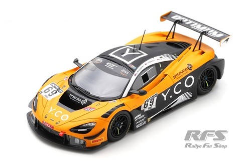 McLaren 720S GT3 24h Spa 2020 Optimum Motorsport Bell 1:43 Spark SB 405 NEU