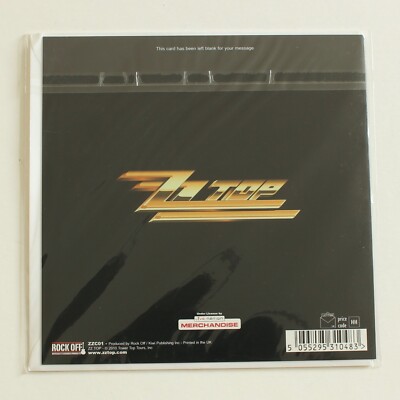 ZZ Top Grußkarte Offiziell Lizenziert – Blanko-Karte 16x16 Cm, Hochglanz, Mit Umschlag