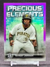 2023 Bowman Platinum Precious Elements Purple Termarr Johnson #PE-1 227/250