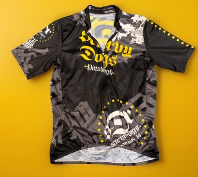 2014 SCURVY DOGS PITTSBURGH CYCLING LEAGUE  RACING JERSEY  BIKING SIZE M
