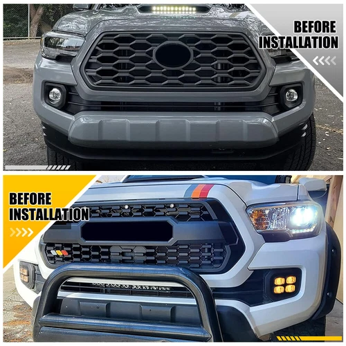 Fit 2016-2023 Toyota Tacoma SR SR5 4-Eyes DRL LED Fog lights Double Turn Signal - Bild 10 von 21