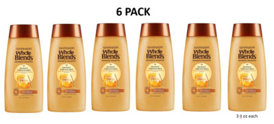 Garnier Whole Blends Shampoo & Conditioner Honey Treasures, 3 Fl Oz 6 PACK !!!