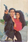 Bollywood Salman Khan & Raveena  Post Card No.1652 Vintage Original Unposted