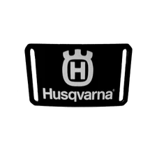 Custom GRIP6 Belt Buckle with Husqvarna logo - Black