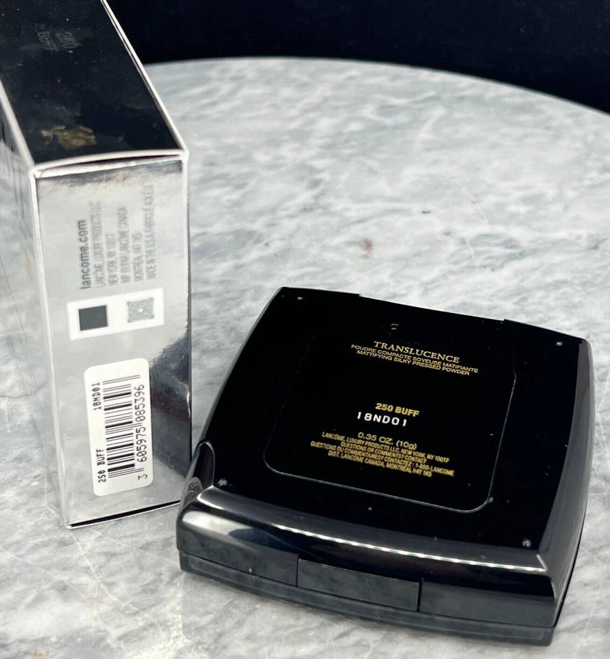 Polvo prensado sedoso matificante Lancome Translucence 250 Buff 0,35 oz nuevo en caja Foto 4 de 4
