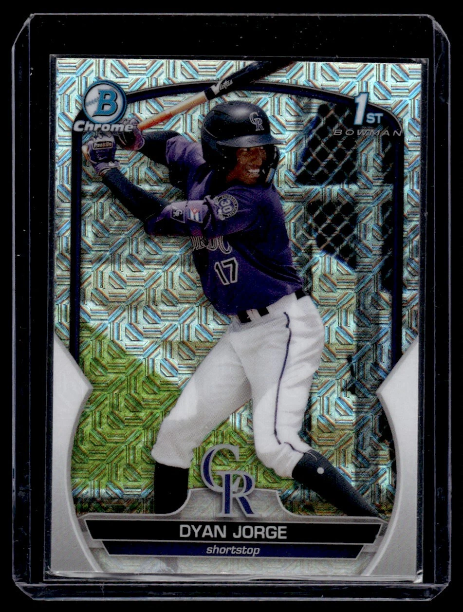 2023 Bowman Chrome Prospects MOJO Refractor Dyan Jorge Colorado Rockies #BCP-22