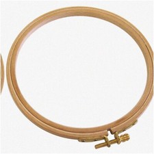 StitchMaster 8-inch German Embroidery Hoop: Precision Craftsmanship for Seamless