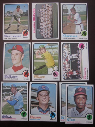 Topps Baseball 1973 - Elige terminar tu conjunto (500-660) casi nuevo, casi nuevo/como nuevo - Imagen 22 de 126