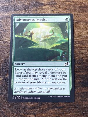 Adventurous Impulse (142) Ikoria: Lair of Behemoths MTG Magic S661*