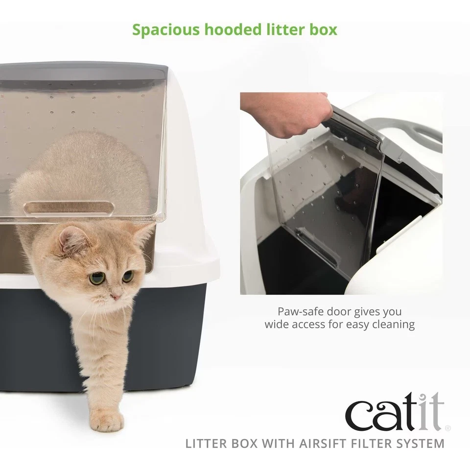 "XYGC-Catit AiRSiFT Litter Pan, Grey, Jumbo " - Image 4 of 4