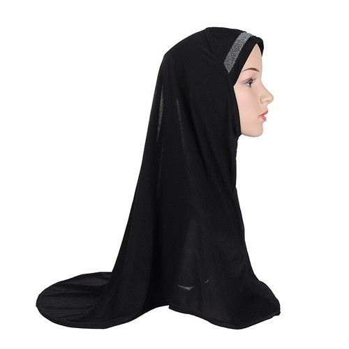 One Piece Muslim Women Amira Hijab Scarf Head Wrap Cover Islamic Shawl Arab Cap - Picture 67 of 71