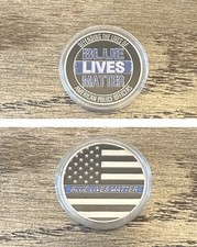 Police Challenge Coin: Blue Lives Matter