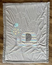 Koala Baby Elephant Blanket Gray Yellow Blue Bird Plush Baby Sherpa Velour 2014