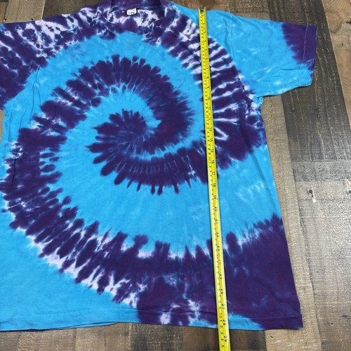 Vintage Tie Dye Fruit Of The Loom Shirt XXL Multicolor Single Stitch - Picture 6 of 7
