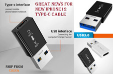 ADAPTER TYPE C to USB A 3.0 connector TYPE-C cable adapteur FOR iphone cord USBC