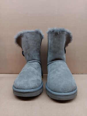 UGG Bailey Button II Grey Boots Womens Size 8, 5803 | eBay