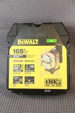 DEWALT 50 ft. & 165 ft. Red Self-Leveling 3-Beam Cross Line Laser Level with (4)