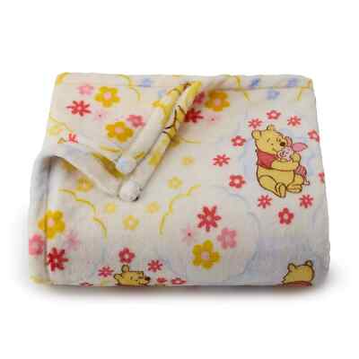 NEW DISNEY WINNIE THE POOH SOFT PLUSH THROW BLANKET THE BIG ONE 5X6 FT